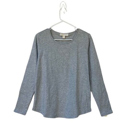 Michael Kors New Embellished Logo Top M New - Picture 4 of 9